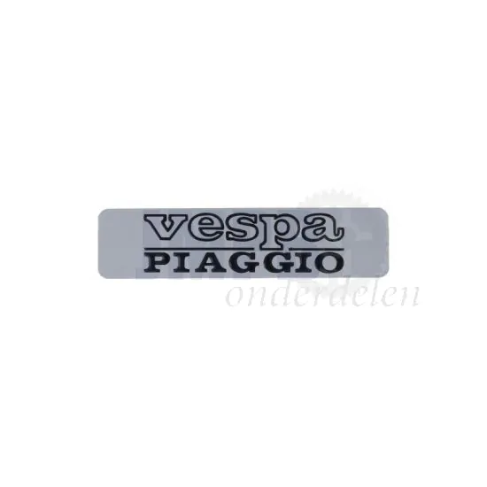 Tankembleem Vespa-Piaggio Aluminium Per stuk