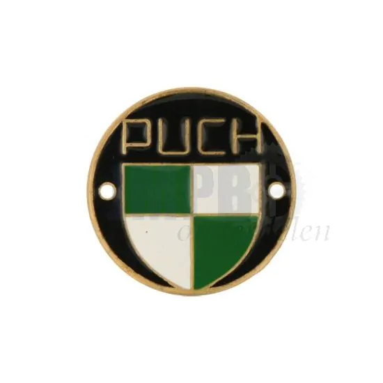 Embleem Koplamphuis Puch Messing