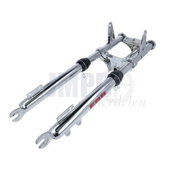 Voorvork Puch Maxi Chroom / Kort + Remklauwbevestiging