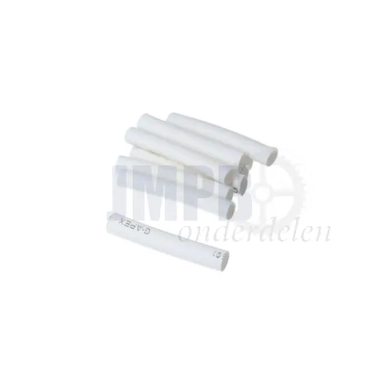 Krimpkous 5.0 X 40MM 10 Stuks Wit