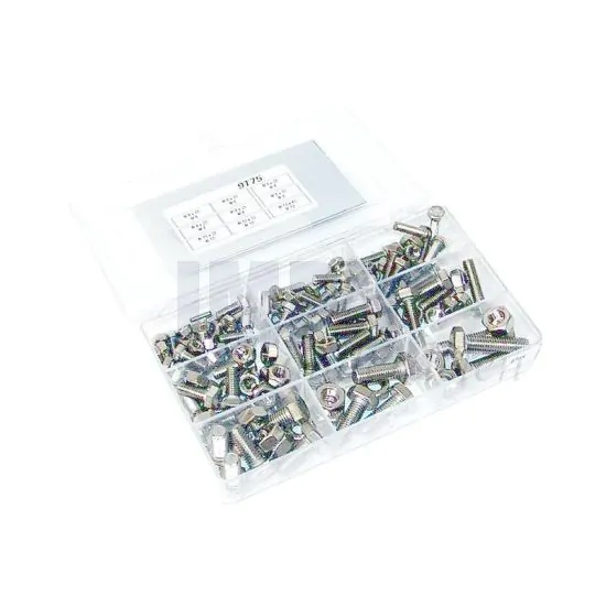 Assortimentset Zeskantbouten ISO 4017 RVS - 138 Delig