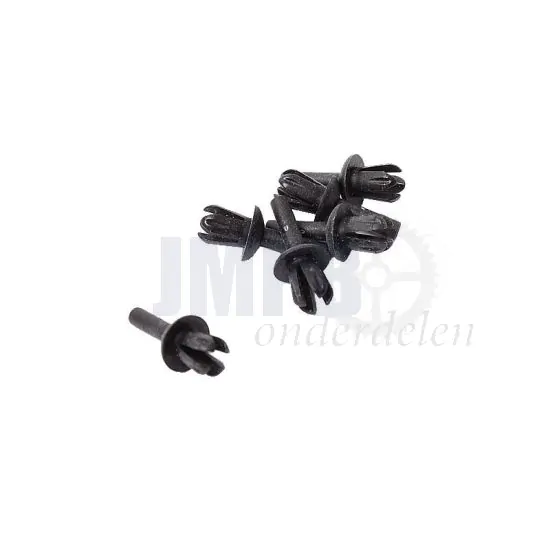 Tiknagel Kunststof nylon 4.8MM Zwart