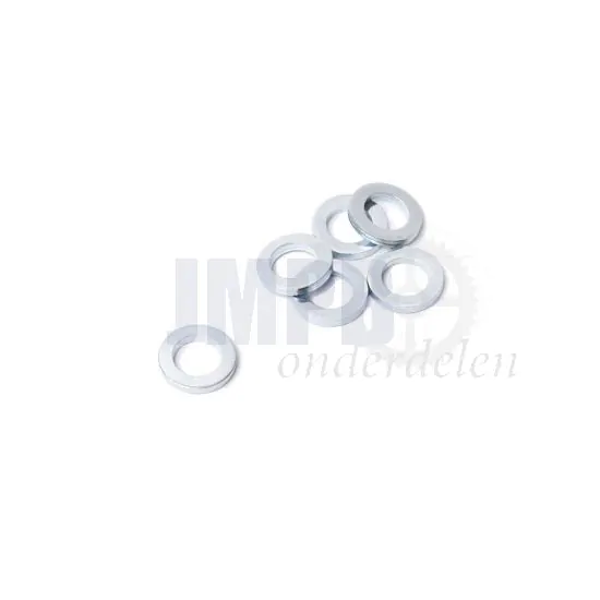 M6 Vlakke sluitring voor Cill.bouten Verzinkt Din 433