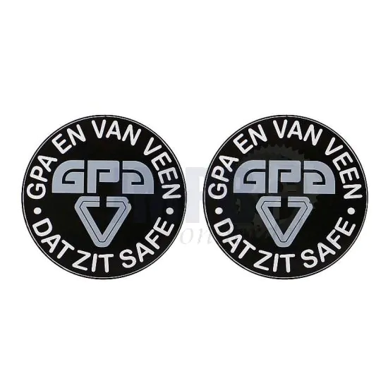 Stickerset Rond GPA & Van Veen Kreidler
