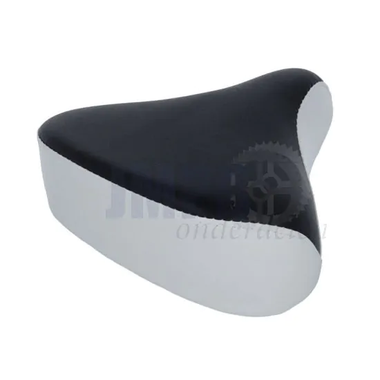 Zadel Universeel Deluxe Zwart/Wit