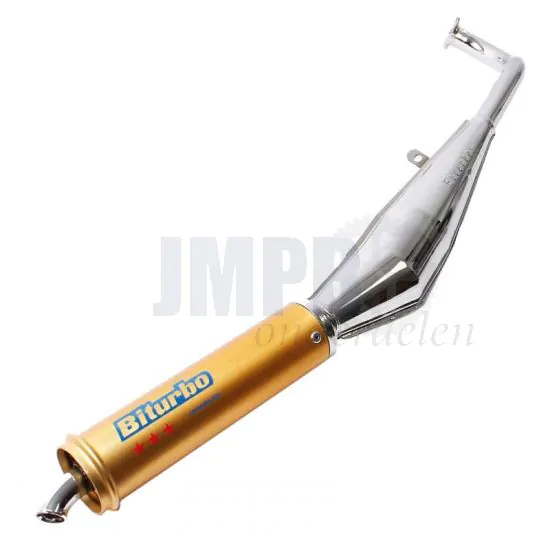 Uitlaat Tomos A3/A35 Biturbo Chroom