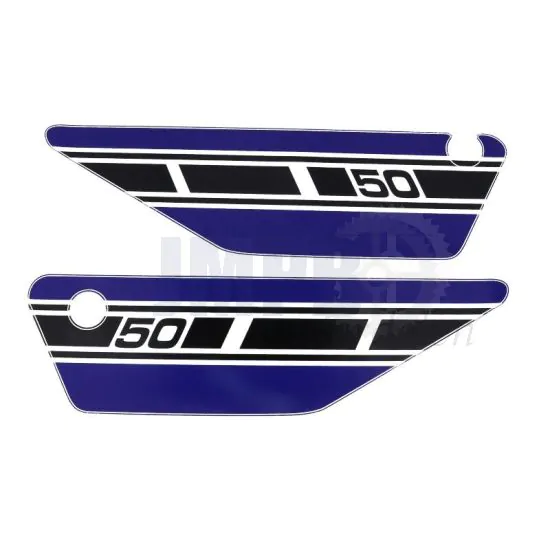 Zijkaststickerset Yamaha FS1 1J5 Donkerblauw