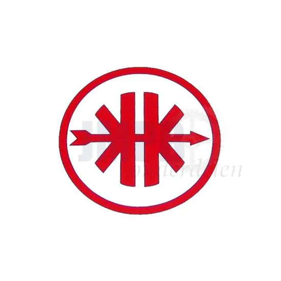 Transfer KK Logo Kreidler - Rood - 45MM