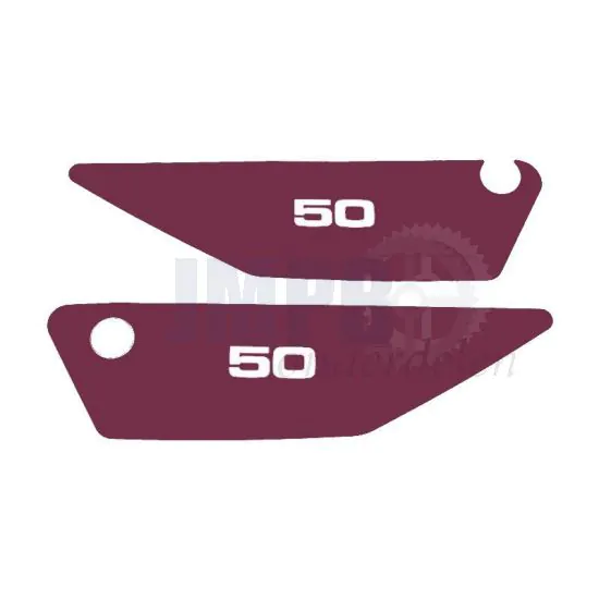 Zijkaststickerset Yamaha FS1 1J5 Paars