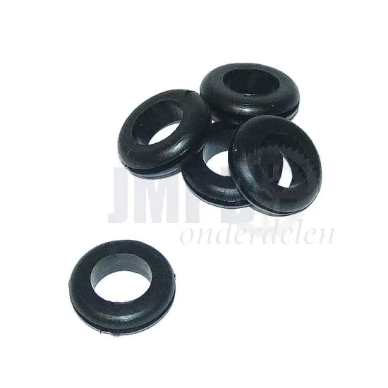 Doorvoerrubber Zwart 11.0 X 12.5MM