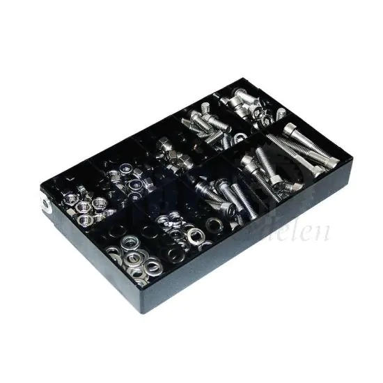 Assortimentset Bouten/Moeren Inbus M6 RVS - 150 Delig