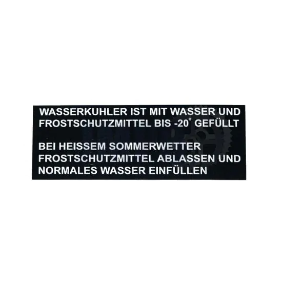 Sticker Radiateur Zundapp