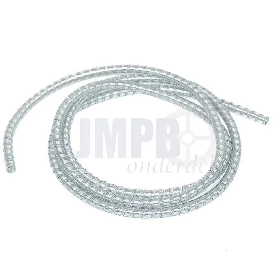 Chroom Cover buitenkabel 6MM - 1.5 Meter