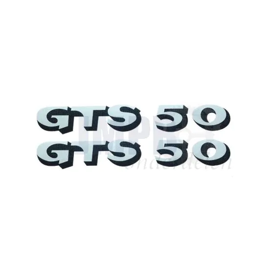 Stickerset Zundapp GTS50 Zwart/Grijs