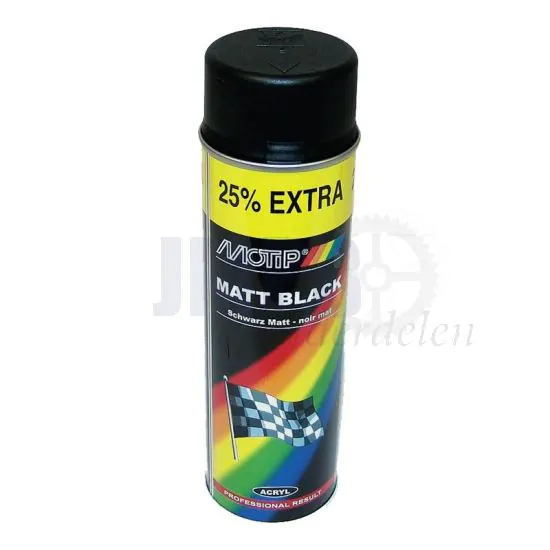Motip Zwart Mat - 500ML