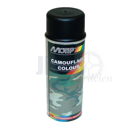 Motip Spuitlak Armi Zwart - 400ML