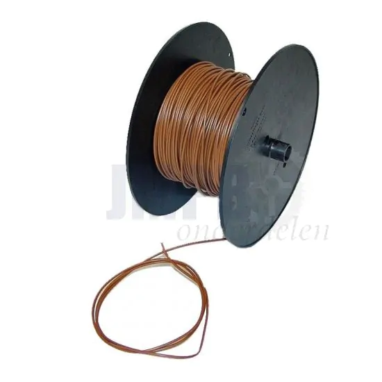 Electrisch Draad 1.0MM² Bruin Per Meter