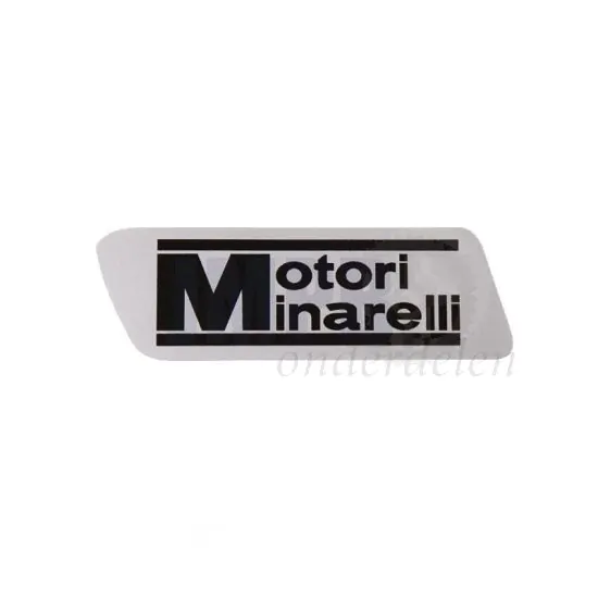 Sticker Motori Minarelli Grijs 60X20MM