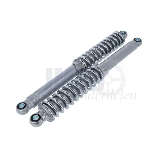 Schokbrekerset Grijs/Chroom IMCA 360MM