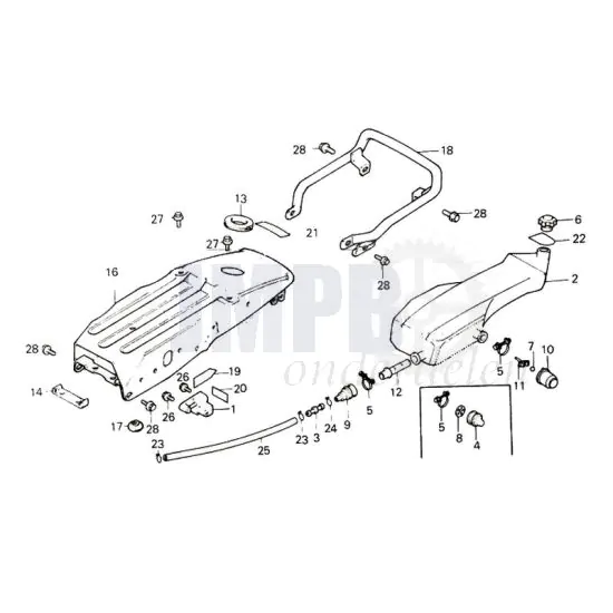 Olietank Honda MT50