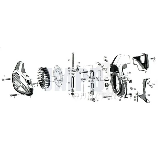 Koelkappen Handversnelling Sachs 50/3