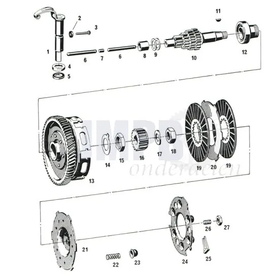 Koppeling Sachs 50/4 EKF