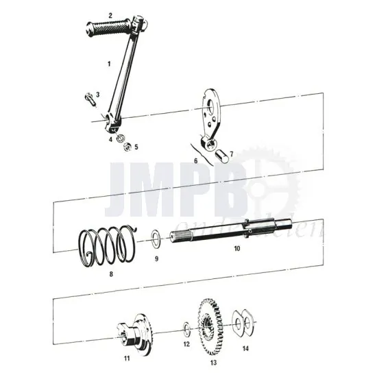 Kickstart Sachs 50/4 EKF