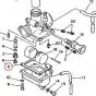 Vlotterbakpakking Yamaha DT50