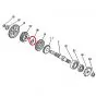 Clip Hoofdas / Voortandwielas Yamaha FS1/DT/RD 15MM