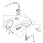 Tankdopring Yamaha DT50M/TY50