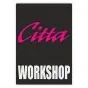 Workshop Sticker Citta Zwart Engels