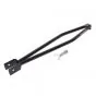 Framestang EBR Dubbel Gebogen Zwart Puch Maxi