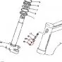 Stuurslot Ring voor Klinknagel Yamaha FS1/DT/RD