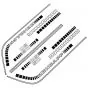Stickerset Compleet Zundapp CS50 448-010 Zwart/Wit