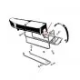 Rubber Achterdrager / Mustang Spatbord Kreidler
