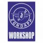 Workshop Sticker Zundapp Blauw Engels
