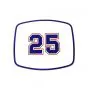 Sticker Koplampspoiler "25" Zundapp HAI