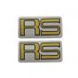 Stickerset Kreidler RS Goud op Zilver 25X49MM