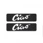 Tankstickers Ciao Carbon/Wit