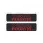 Tankstickers Vespa Piaggio Carbon/Rood