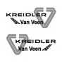 Stickerset Kreidler van Veen Zilver Omlijnd