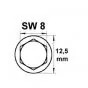 Flensbout ELVZ M6X45 SW8