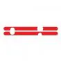 Stickerset Voor Motorschermen Rood Gilera Citta