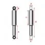 Schokbrekerset Zwart Gesloten MKX 340MM
