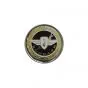 Sticker Zundapp Logo Goud/Zwart Rond 100MM