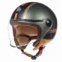 Helm Jet Street Entire MT Mat Bruin/Groen