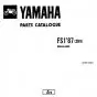  Onderdelen Catalogus Yamaha - Diverse types