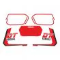 Stickerset Yamaha DT Zwart/Rood/Wit