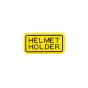 Sticker "Helmet Holder" Honda MT/MB Geel