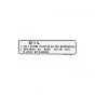 Sticker Olie vul instructies Honda MT/MB